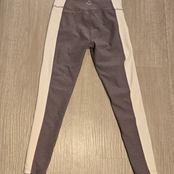 Beyond Yoga Space Dye Colorblock Ankle Leggings M - Picture 5 of 10